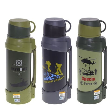 GAEM Термос, 1900 мл, L13 W12 H37 см, (сохр.t до 12 часов), 3в.