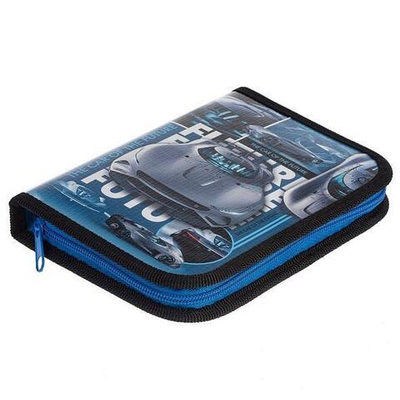 Пенал 190х130мм на молнии с таблистерумножения "Машины будущего" (Хатбер)