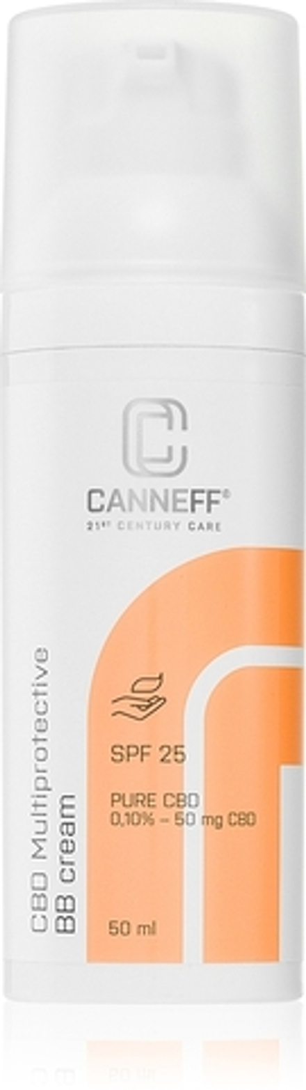 Canneff Balance CBD Multiprotective BB Cream - Увлажняющий крем для всех типов кожи, 50 ml