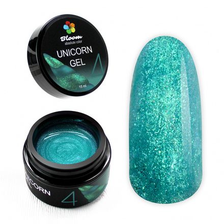 Bloom Unicorn Gel 04 - Гель моделирующий цветной, 15гр