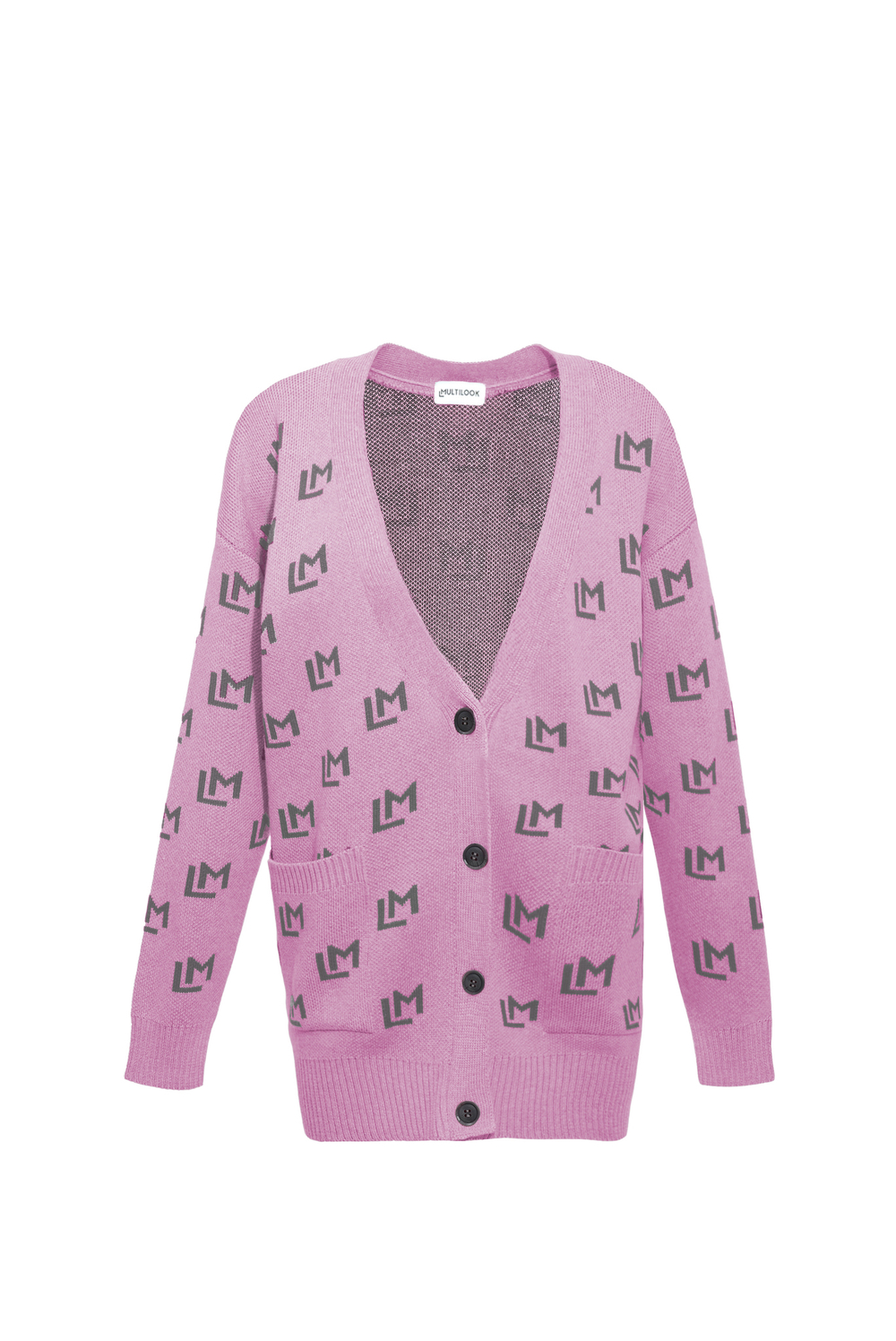 Кардиган вязаный с лого ML