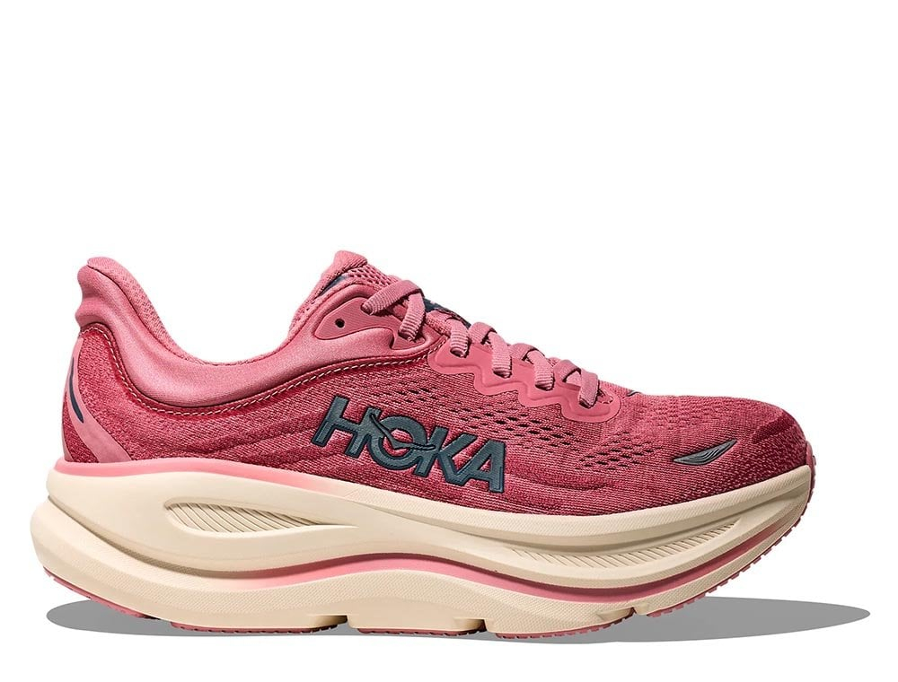Женские кроссовки для бега Hoka Bondi 9 W розовые