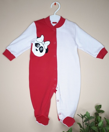 Комбинезон Люблю играть (красный)