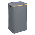 Корзина для белья neat tall, 41х35х74 см, серая