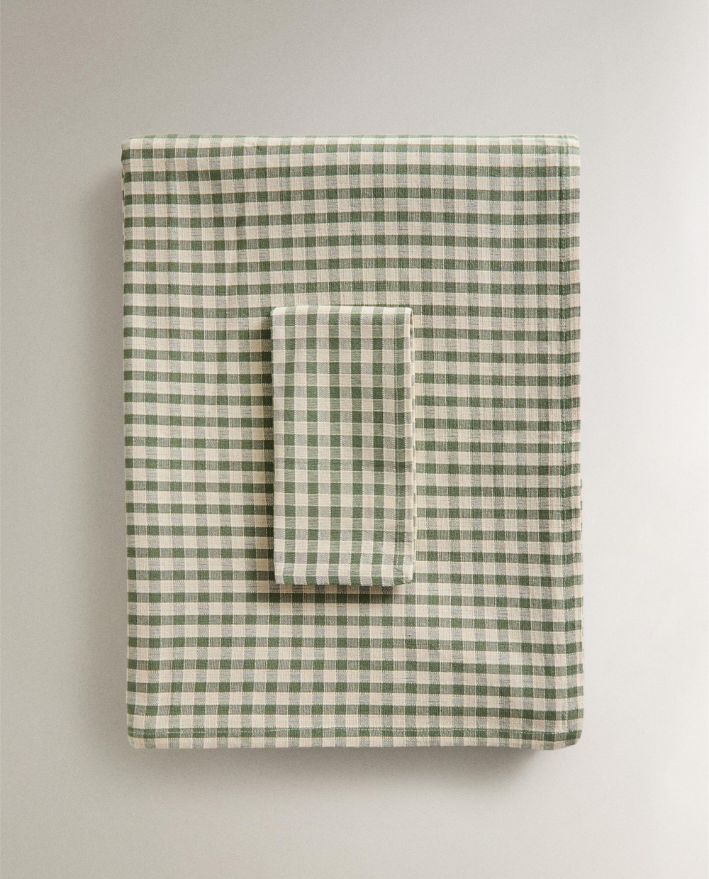 Zara Home скатерть из хлопка, клетка, 150 150 см · 3235/021
