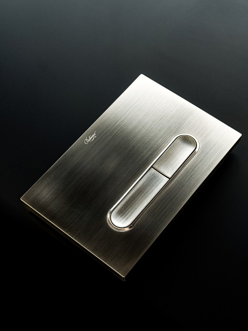 Boheme Кнопка для инсталляции, пластик NIKEL BRUSH для инсталляций GEBERIT