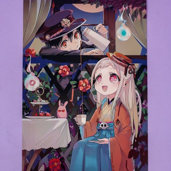 Набор постеров "Туалетный мальчик Ханко-кун" 8 шт, 42х29см