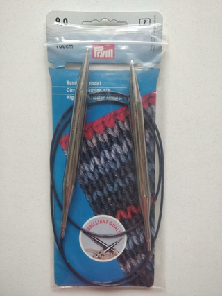Спицы круговые латунь Prym 100см - 9мм