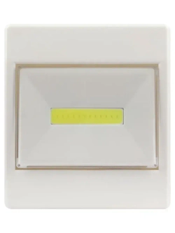 Фонарь светодиодный на батарейках Трофи SB-102 пушлайт мощный на липучке, 3хААА, белый