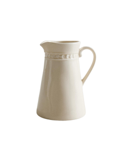 Zara Home кувшин из каменной керамики, цвет кремовый, 11.6 см