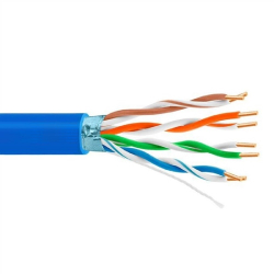 Витая пара 5bites Кабель Express FS5525-305B-BL витая пара FTP / SOLID / 5E / 24AWG / COPPER / PVC / BLUE / 305M