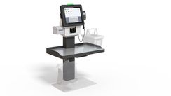 POScenter SCO-K170 Line_V2 (17”, J4125, 8Gb, SSD128Gb, 2D сканер, Светофор, З цвета, полка для ПИН-пад, полка для ККТ, стойка столешница для покупок, держатель пакетов)