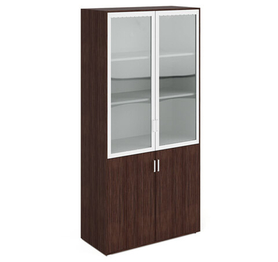 GALAXY Шкаф д/бумаг H192 L90 ДУБ ТЕМНЫЙ