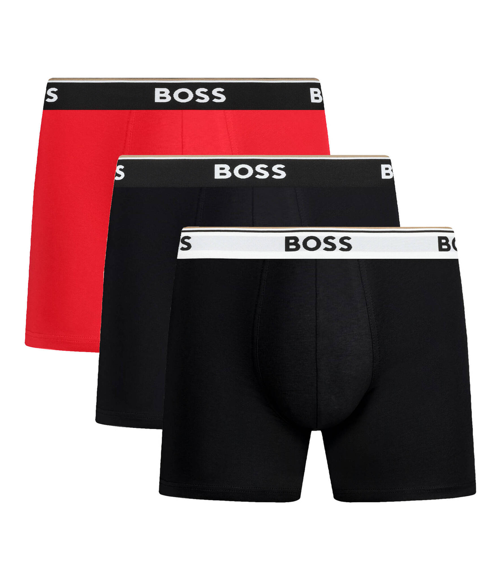 Трусики-боксеры 3шт. BOSS BLACK - черный(50519607)