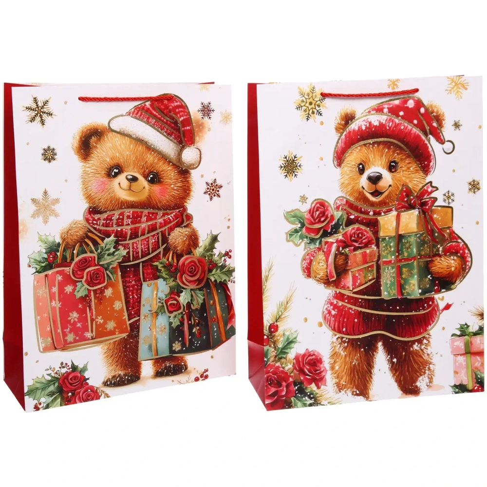 Пакет подарочный «Honey Bear» 40*55*1 см, микс