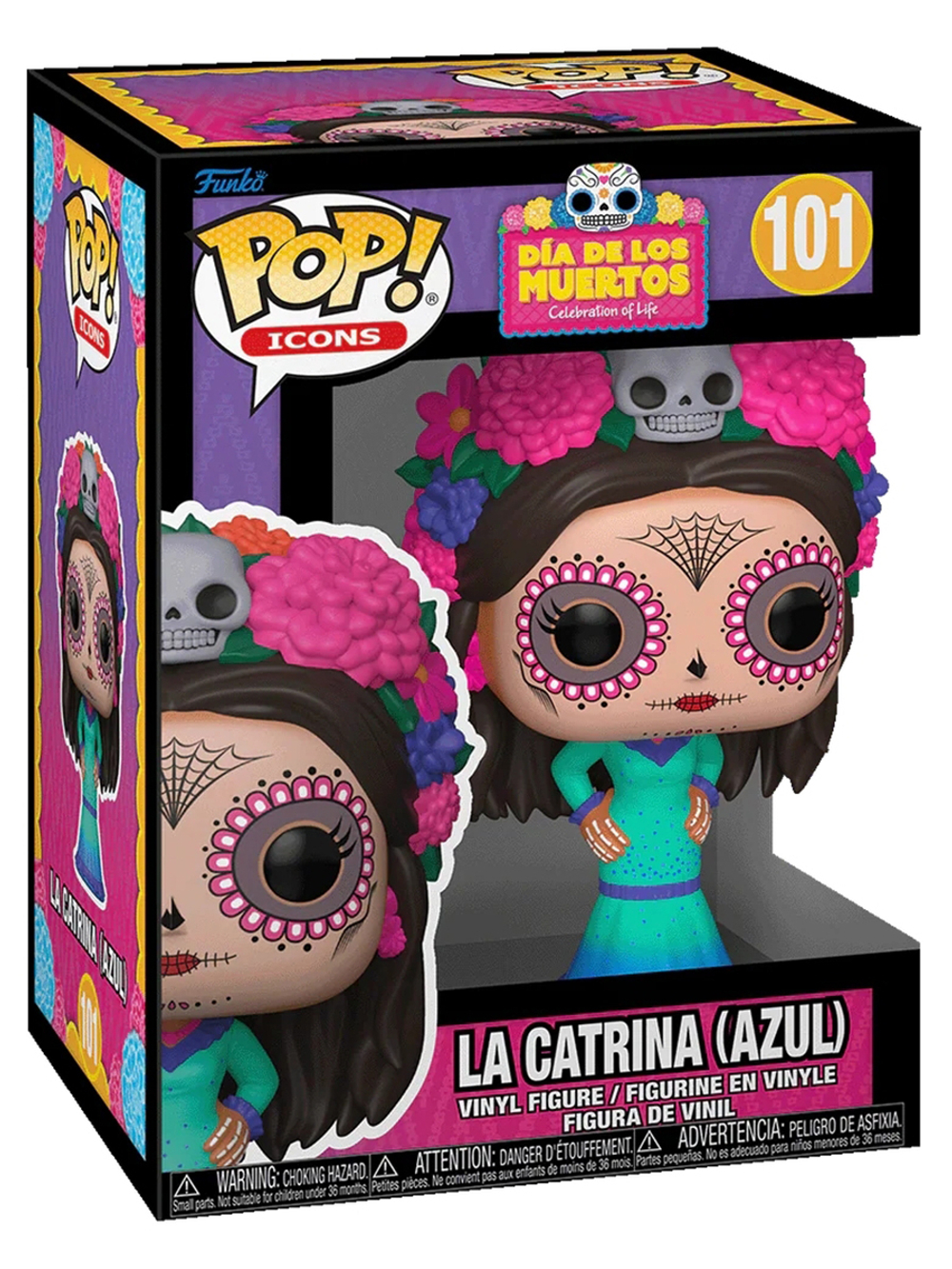 Фигурка Funko POP! Icons Dia De Los Muertos La Catrina (Azul) (101) 86575