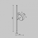 Бра Maytoni Elegant C084WL-L12BS2.7K