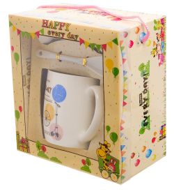 GAEM Art MUG-203/3 Кружка с ложкой «Мое путешествие»