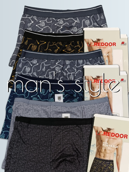 9771 Трусы-боксеры мужские (упак-2шт), микс (XL)