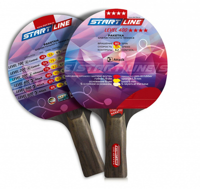 Теннисная ракетка Start line Level 400 New (анатомическая) 12501