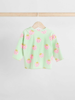 Лонгслив и брюки в комплекте для малышей Next AA6-491, Бирюзовый, Розовый