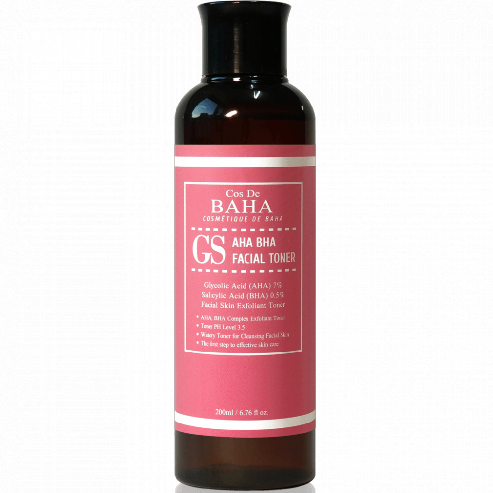 Тоник-эксфолиант с кислотами для проблемной кожи Cos de Baha AHA/BHA GS Toner