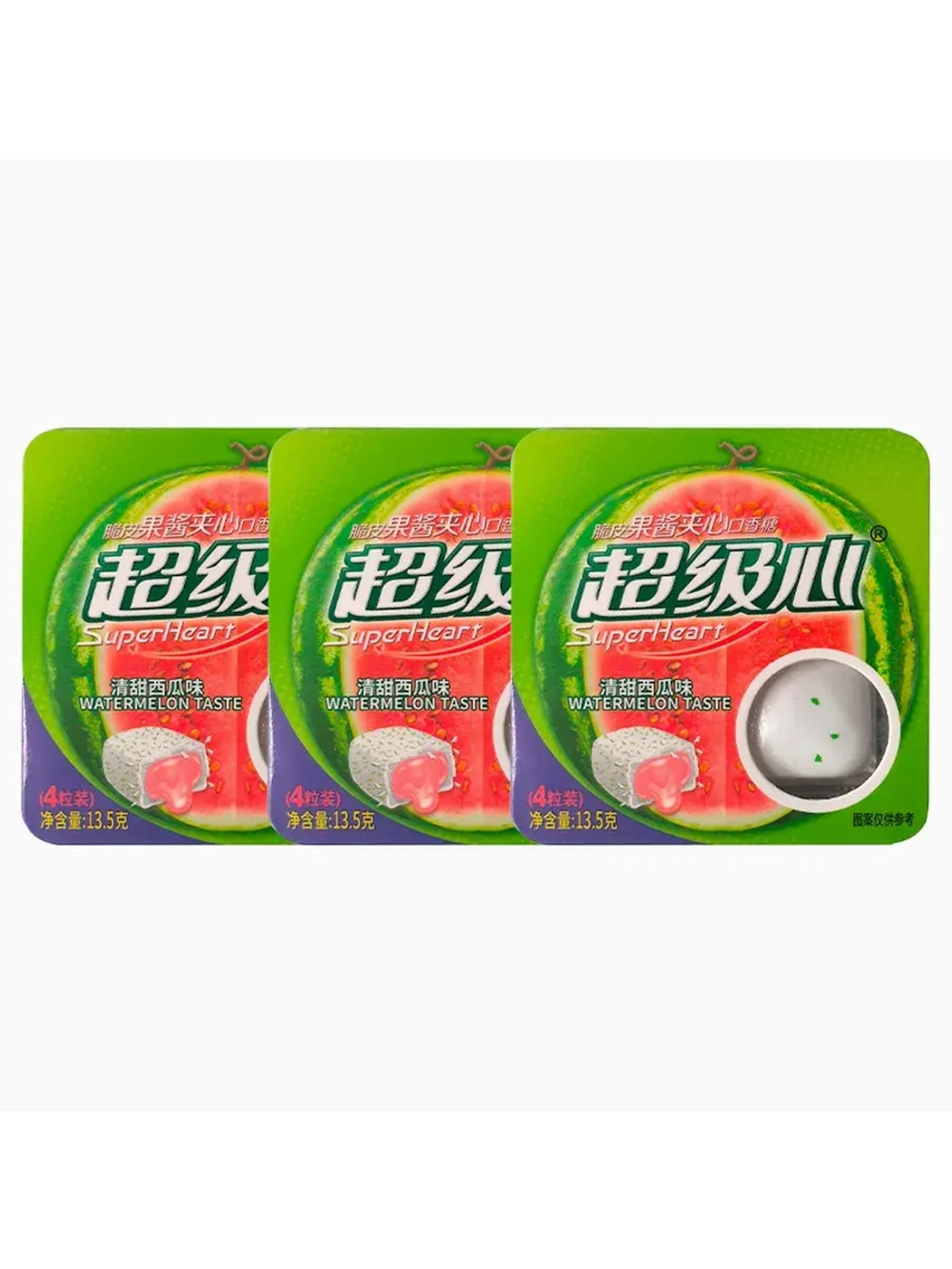 Жевательная резинка с жидкой начинкой Арбуз 13,5г * 30шт