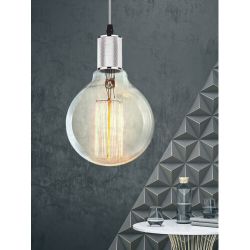 PL13 E27 - 5 CH Подсветка ЭРА Накладной, цоколь Е27, провод 1 м, цвет хром