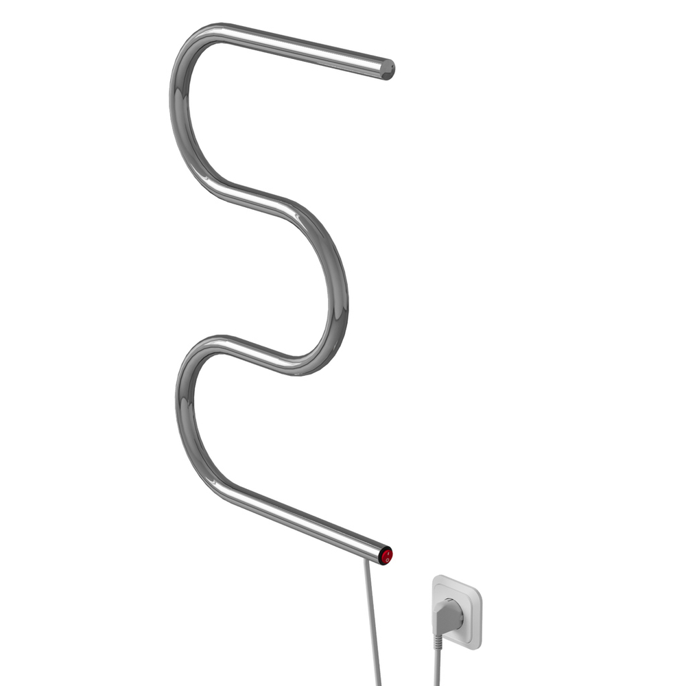 Полотенцесушитель MIXLINE SIMPLE M 60x40 (кнопочный выкл, 184 Вт) ХРОМ