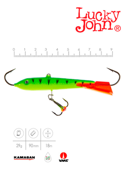 Балансир LUCKY JOHN Classic №9 (+тройник), цвет 36RT, арт. 81901-36RT