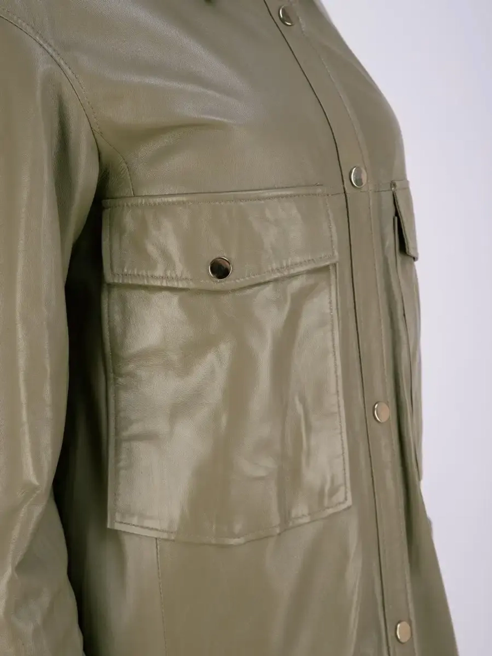 Плащ женский кожаный длинный Турция