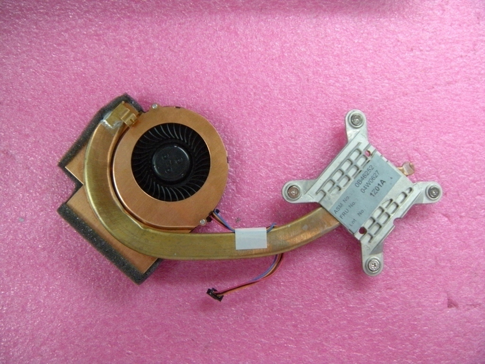 Радиатор с вентилятором для ноутбука Lenovo ThinkPad T420 (04W0627), оригинал