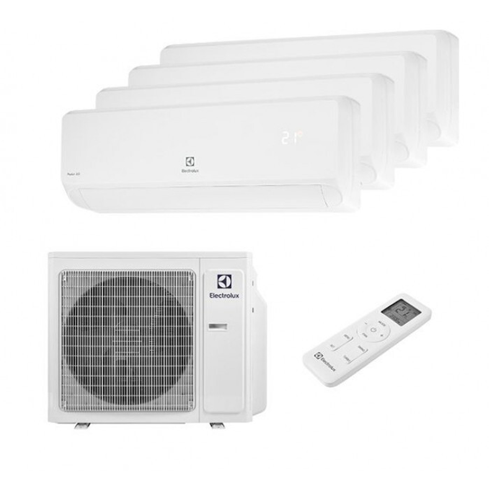 Мульти сплит-система на 4 комнаты Electrolux серия Fusion (20+20+20+20 кв.м.)