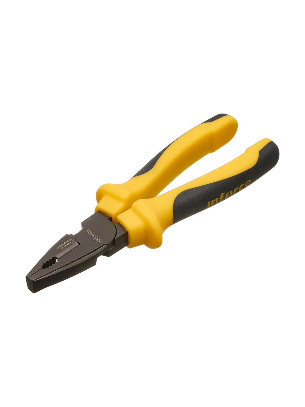 Никелированные пассатижи Inforce 200мм 06-18-43