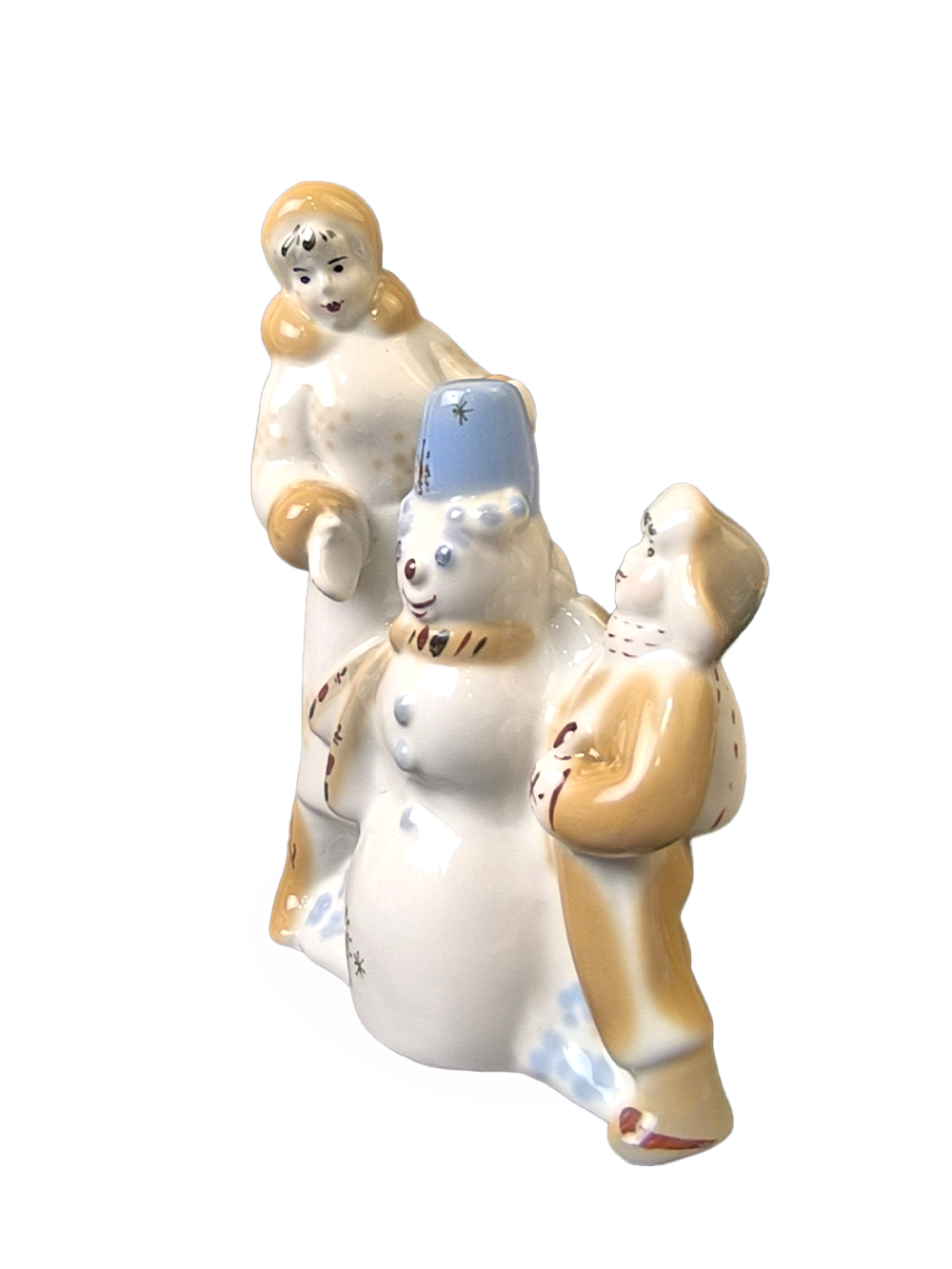 Статуэтка "Снеговик" из серии "Зимний дворик" (Полонное ЗХК)