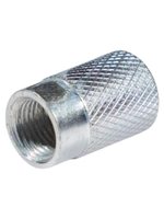 Колпачки на ниппель вентиль серебристые 2 штуки