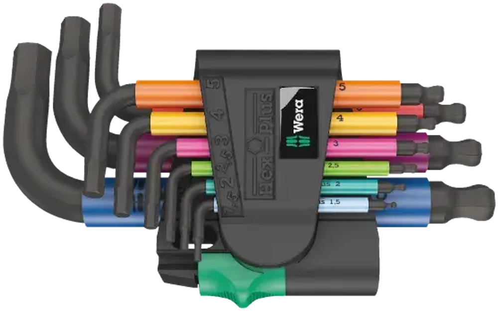 Набор Г-образных ключей 950/9 Hex-Plus Multicolour 2 Wera 05133164001