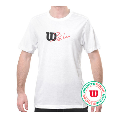 Теннисная футболка Wilson Graphic T-Shirt - White