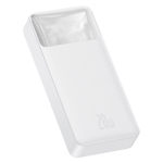 Внешний аккумулятор Baseus Bipow Digital Display Power Bank C+2U 20000mAh 20W - White