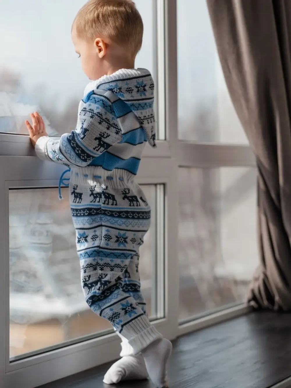 Комбинезон вязаный "Скандинавия"