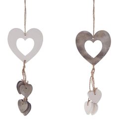 GAEM Украшение новогоднее "Сердце", L8 W1 H20 см, 2в.