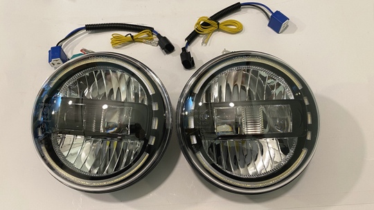 Фары Нива 4x4/Легенд с ДХО (3 режима). Класс: PREMIUM