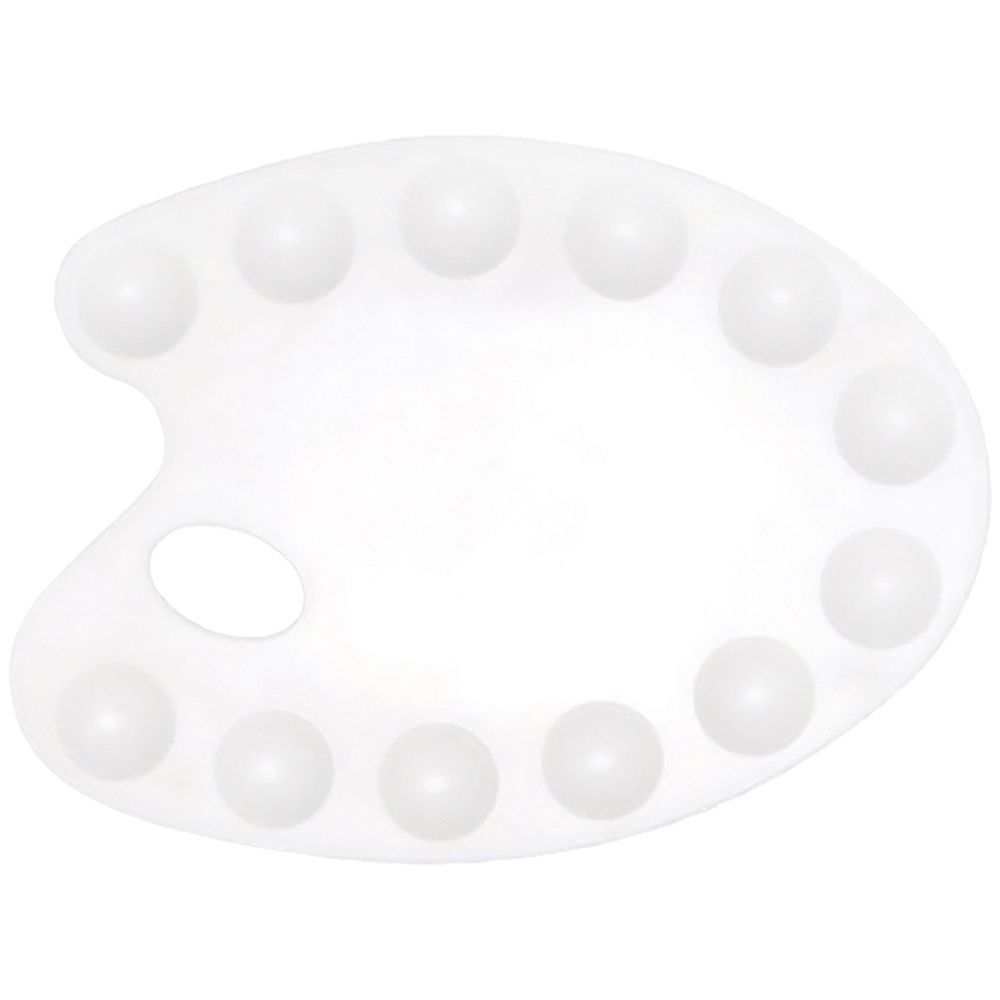 Палитра классическая пластиковая, 12 ячеек, Гамма