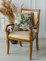 Декоративный гобеленовый чехол для интерьерной подушки Аромат лилии 47*47