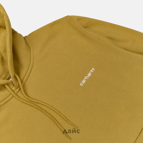 Толстовка мужская Carhartt WIP Script Embroidery Hooded артикул:I033658_agate - купить в магазине Дайс