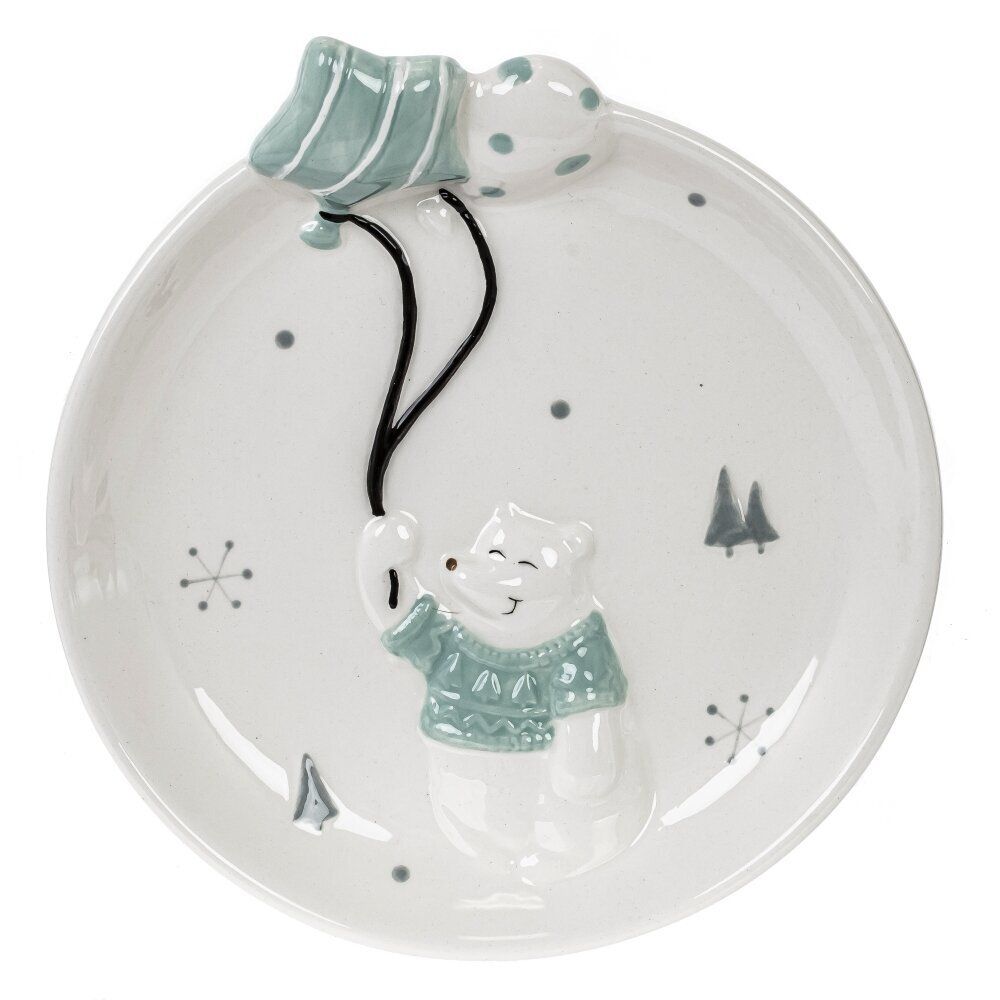 GAEM Тарелка "Белый медведь", L18 W17 H3 см