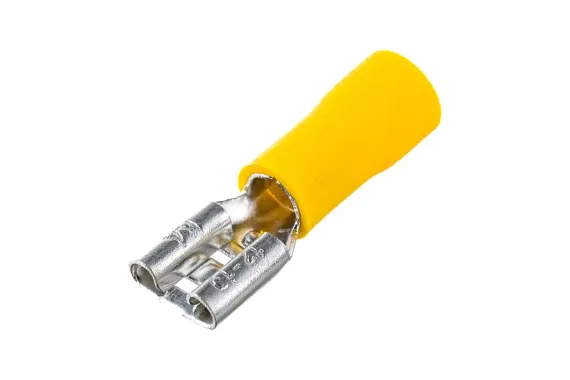 Наконечник IEK РпИм 4,0-6,0 7,4мм мама изолированный желтый (упаковка 20шт) 39167