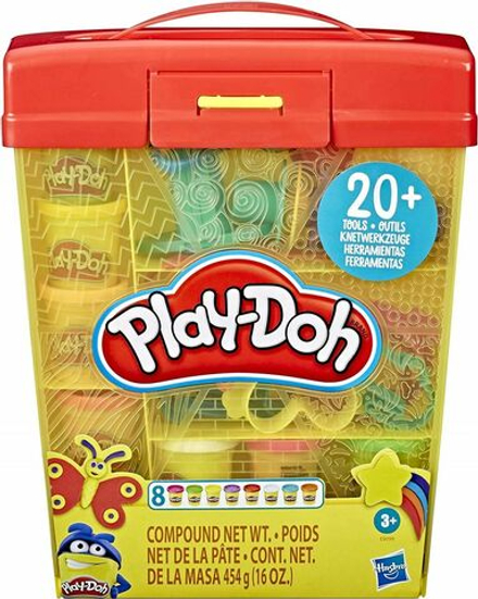 Игровой набор для лепки Play-Doh Large Tools and Storage Set - Большая набор для лепки с аксессуарами - Плей До E9099