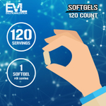 EVLution Nutrition, рыбий жир с омега-3, 1000 мг, 120 капсул