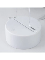 Светильник сенсорный «Четыре сердца» LED 7 цветов USB/от бат
